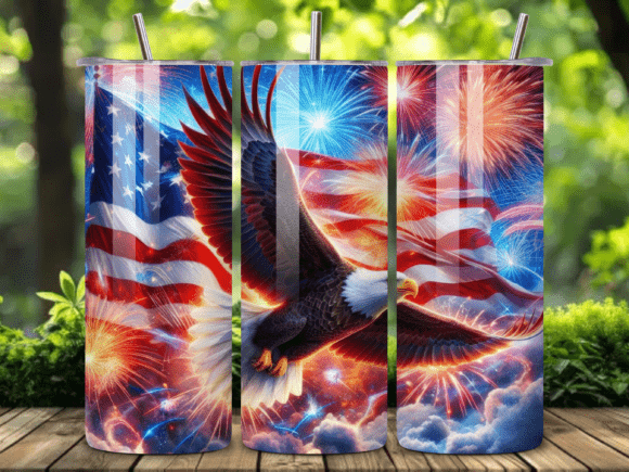 Download American Eagle Fireworks Tumbler Wrap - Tumbler wrap Collection