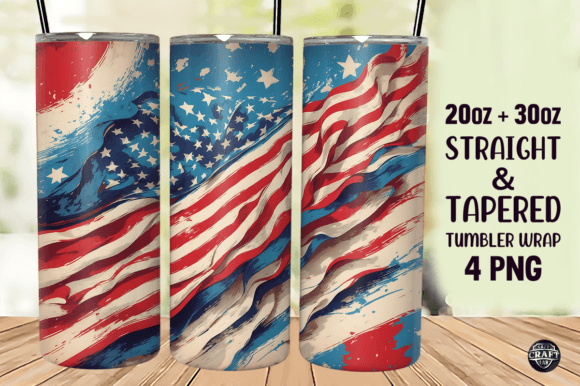 Download 4th of July Flag Skinny Tumbler Wrap PNG - Tumbler wrap Collection