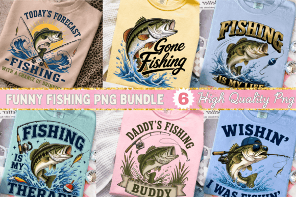 Download Funny Fishing PNG Bundle - Premium Bundle