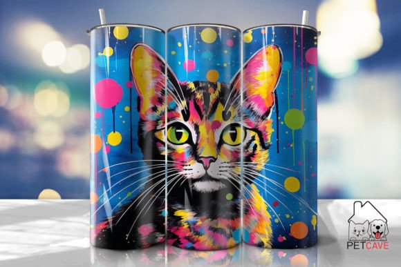 Download 3D Pop Art Fusion Resin Tumbler Wrap - Tumbler wrap Collection