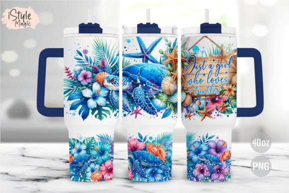 Download Sea Turtles 40oz Tumbler Wrap - Tumbler wrap Collection