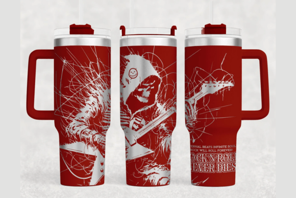 Download Skull Rock 40oz Laser Tumbler Wrap SVG - Tumbler wrap Collection