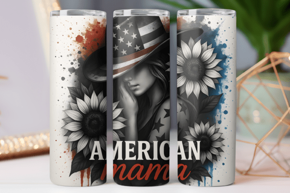 Download American Mama Patriotic Tumbler Wrap Png - Tumbler wrap Collection