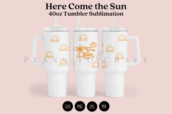 Download Here Come the Sun 40oz Tumbler Wrap - Tumbler wrap Collection