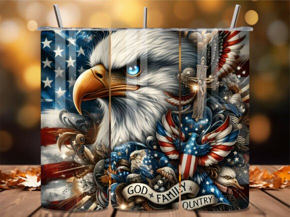 Download God Family Country Eagle Tumbler Wrap - Tumbler wrap Collection