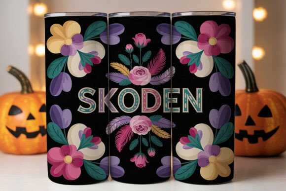 Download Boho Floral Personalized Tumbler Wrap - Tumbler wrap Collection