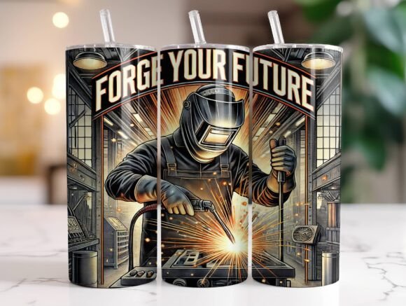 Download Forge Your Future 20oz Tumbler Wrap PNG - Tumbler wrap Collection