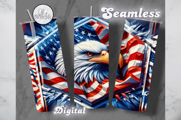 Download American Flag Eagle Tumbler Wrap - Tumbler wrap Collection