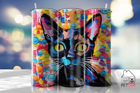 Download 3D Pop Art Fusion Tumbler Wrap 1 - Tumbler wrap Collection