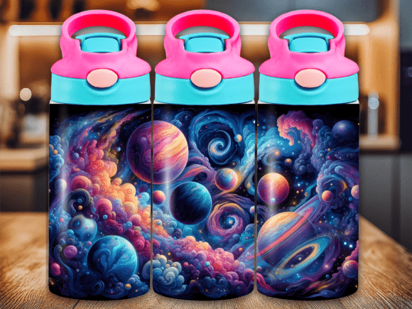 Download Nebula Galaxy Flip Top Kids Tumbler Wrap - Tumbler wrap Collection