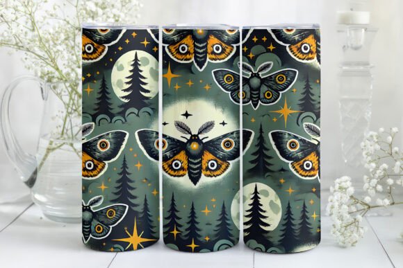 Download Moth Sublimation Tumbler Wrap - Tumbler wrap Collection