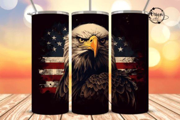 Download Patriotic Eagle Tumbler Wrap PNG - Tumbler wrap Collection