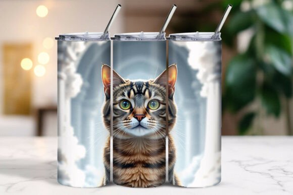 Download Anime Tabby Cat Feline Eyes Tumbler Wrap - Tumbler wrap Collection