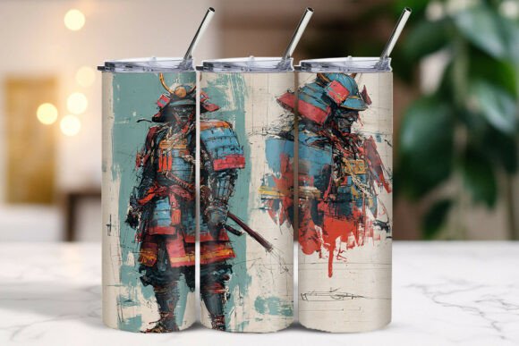 Download Samurai in Full Armor Tumbler Wrap - Tumbler wrap Collection