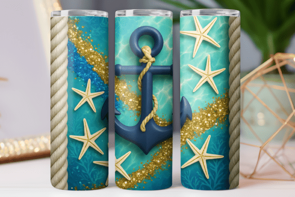 Download Summer Beach Tumbler Wrap Png Art Design - Tumbler wrap Collection