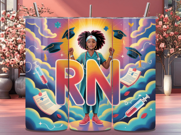 Download RN Nurse Pride Empowerment Tumbler Wrap - Tumbler wrap Collection