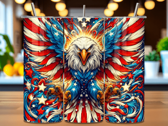 Download Freedom Eagle Tumbler Wrap PNG - Tumbler wrap Collection