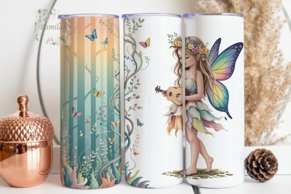 Download Ethereal Fairy Forest 20oz Tumbler Wrap - Tumbler wrap Collection