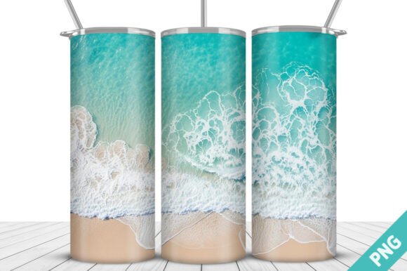 Download Tropical Sunset Beach Tumbler Wrap PNG - Tumbler wrap Collection