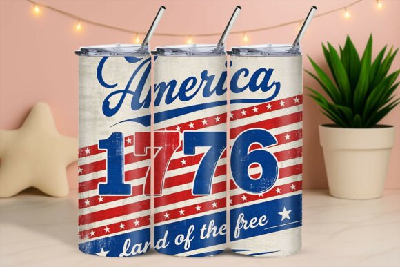 Download America 1776 Flag Quote Tumbler Wrap - Tumbler wrap Collection