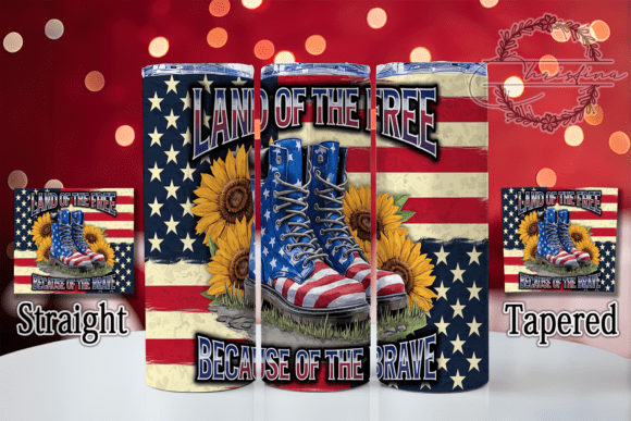 Download Land of the Free Tumbler Wrap - Tumbler wrap Collection