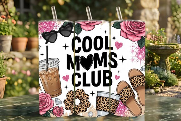 Download Cool Moms Club Sublimation Tumbler Wrap - Tumbler wrap Collection