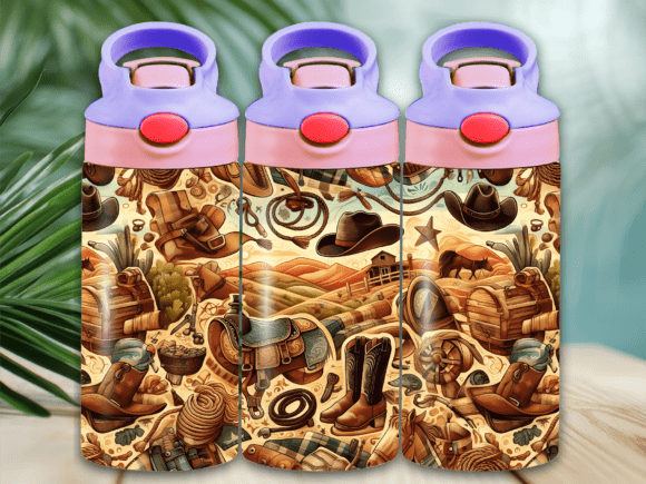 Download Rustic Western Gear Kids Tumbler Wrap - Tumbler wrap Collection