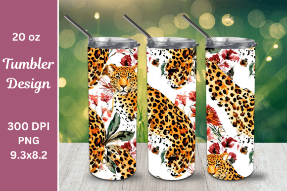 Download Leopard Tumbler Wrap – 20 Oz Sublimation - Tumbler wrap Collection