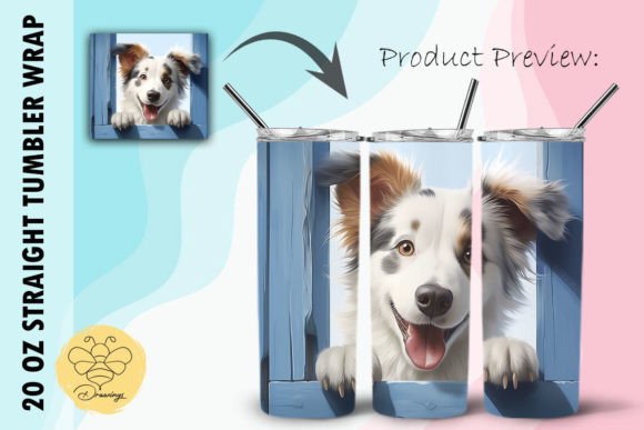 Download Dogs Cartoon Tumbler Wrap (21) - Tumbler wrap Collection