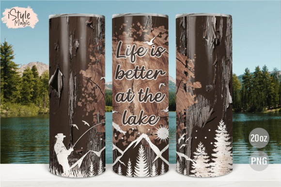 Download Life is Better at the Lake Tumbler Wrap - Tumbler wrap Collection