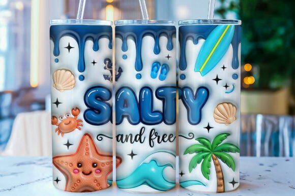 Download 3D Inflated Beach Tumbler Wrap PNG - Tumbler wrap Collection