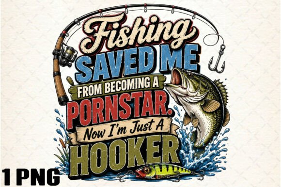 Download Funny Fishing Hooked Bass Humor PNG - Funny fishing Collection