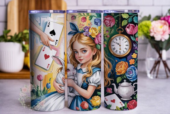 Download Whimsical Wonderland 20oz Tumbler Wrap - Tumbler wrap Collection