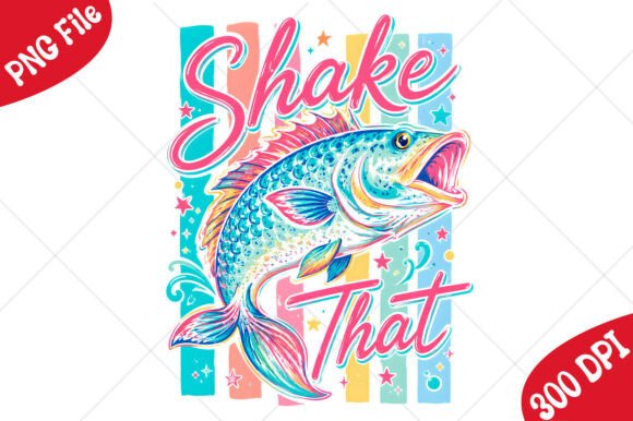 Download Funny Fishing Png, Shake That Png, - Premium Bundle
