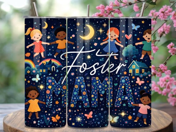 Download Foster Mama Night Sky Kids Tumbler Wrap - Tumbler wrap Collection