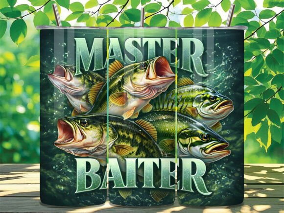 Download Master Baiter Bass Fishing Tumbler Wrap - Tumbler wrap Collection