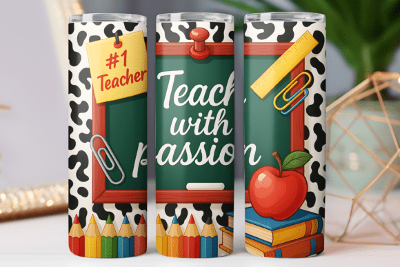 Download Teacher Tumbler Wrap Skinny 20oz Png Art - Tumbler wrap Collection